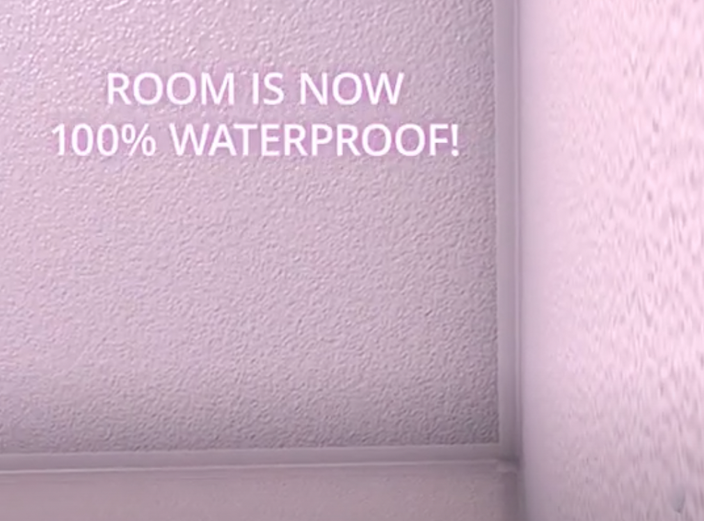 wet room wall and floor
