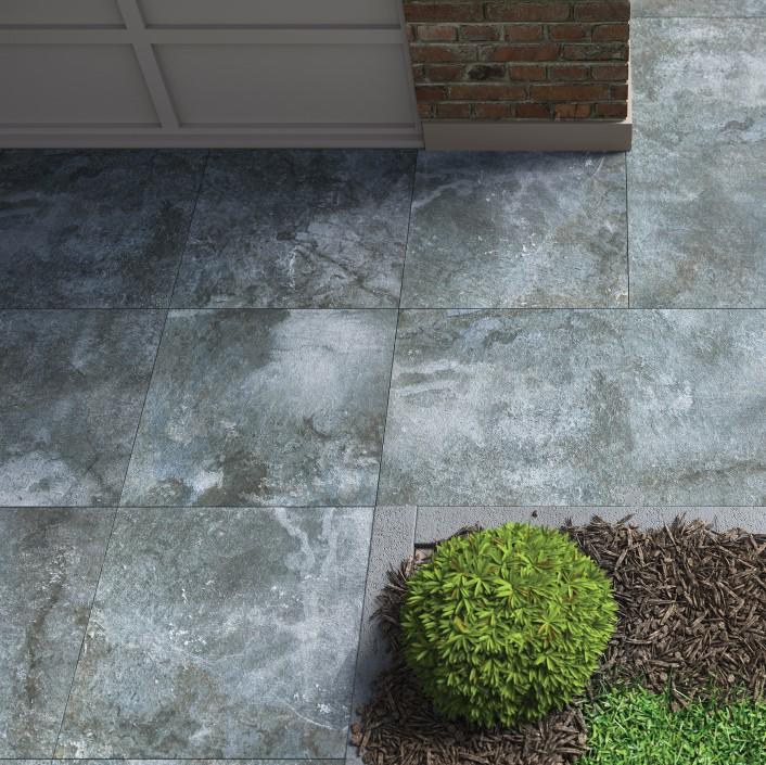 Garden floor tiles in the Uk weather