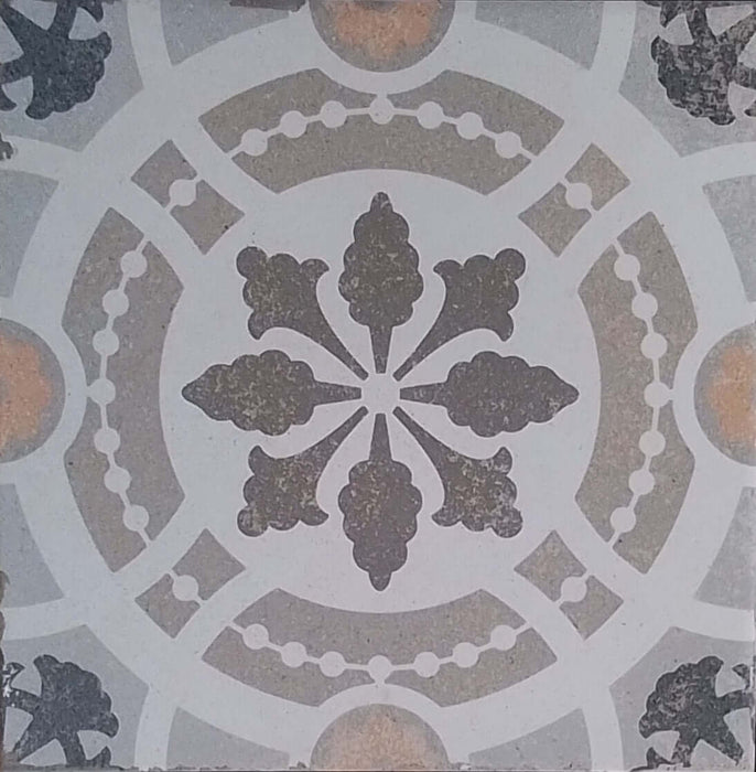 Verona Taupe Pattern matt porcelain 200x200x10mm TILEJOB