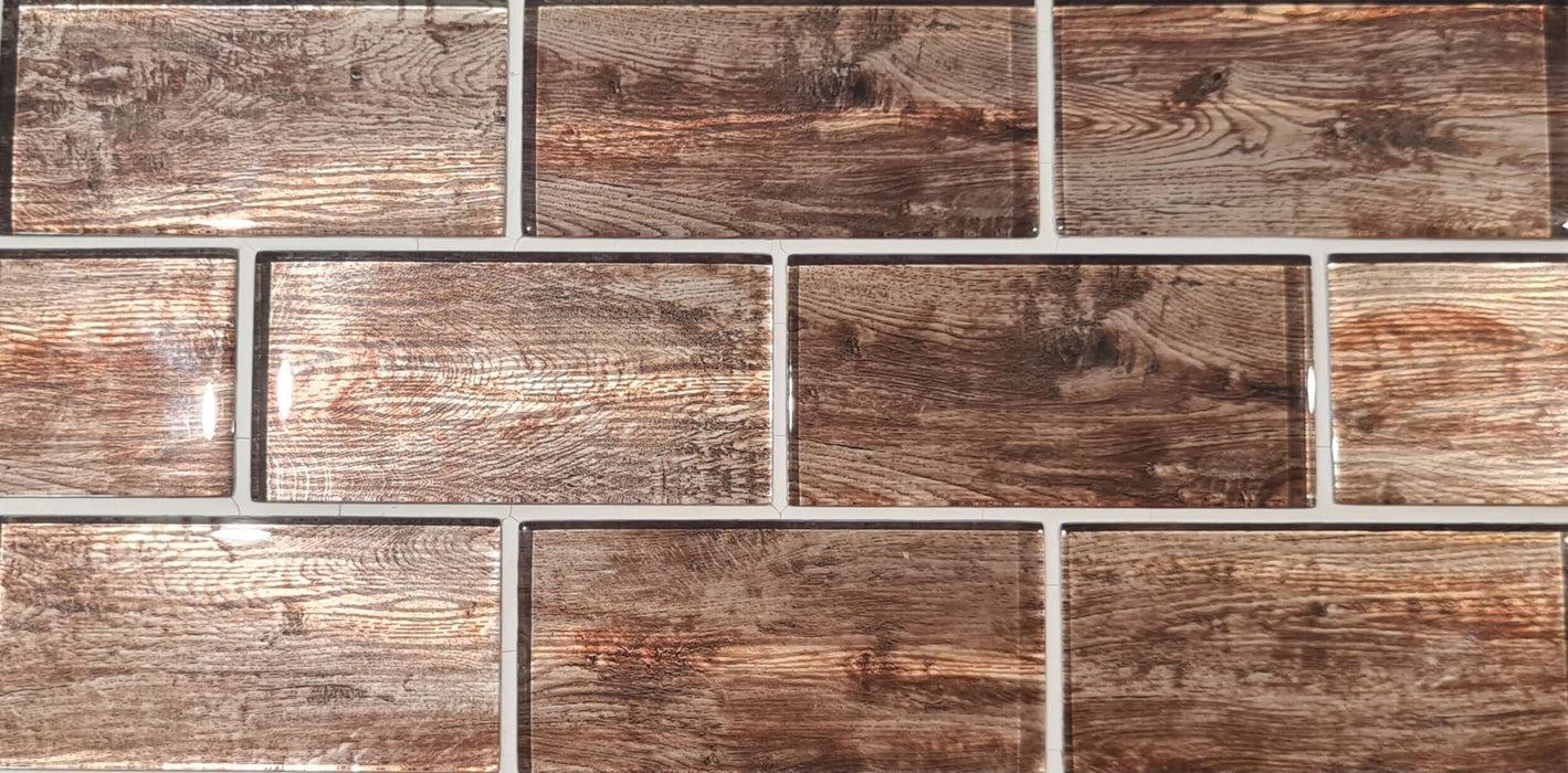 Frontier Redwood Mosaic Wall 350x300x8mm TILEJOB