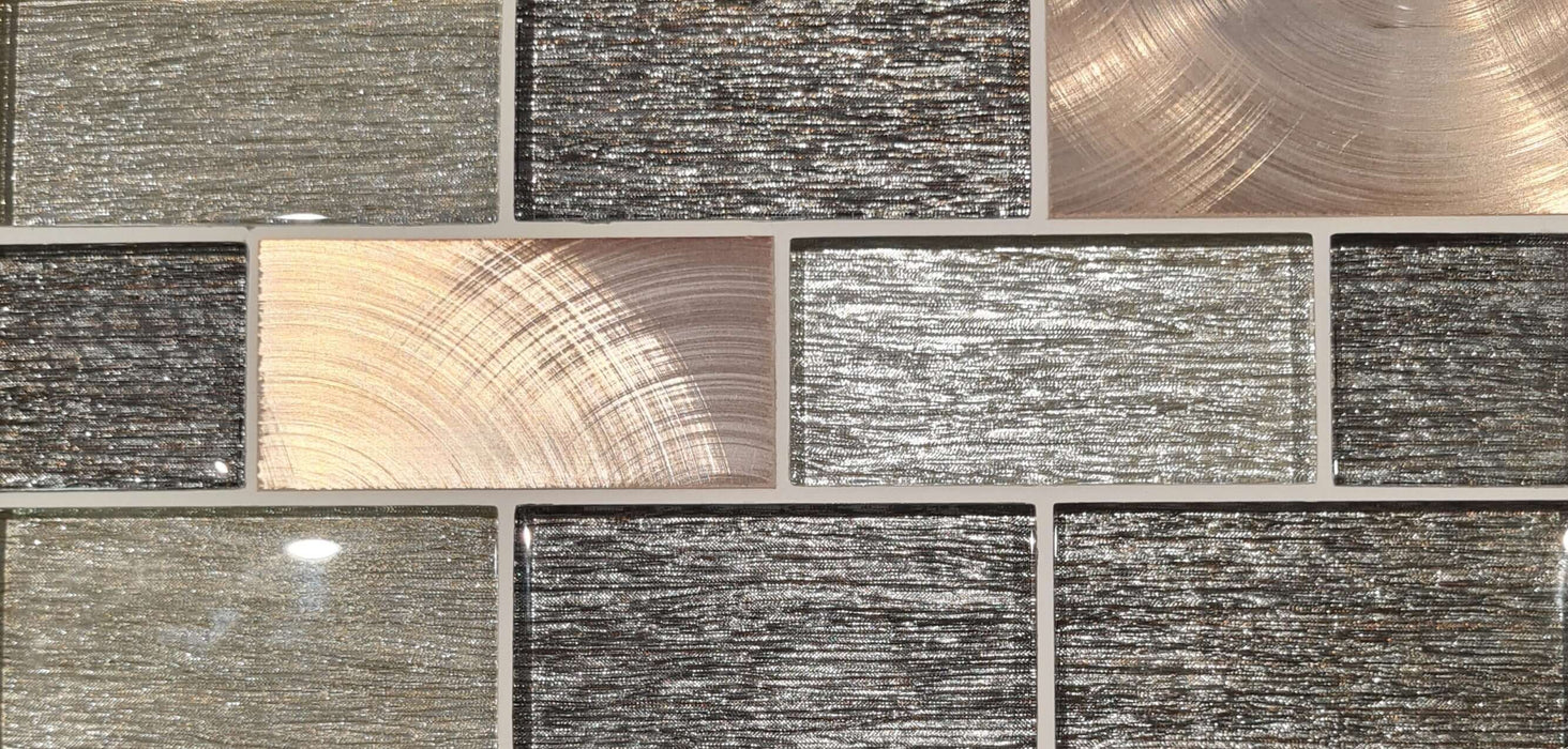 Portland Brown Brick Mosaic Wall 350x300x8mm TILEJOB