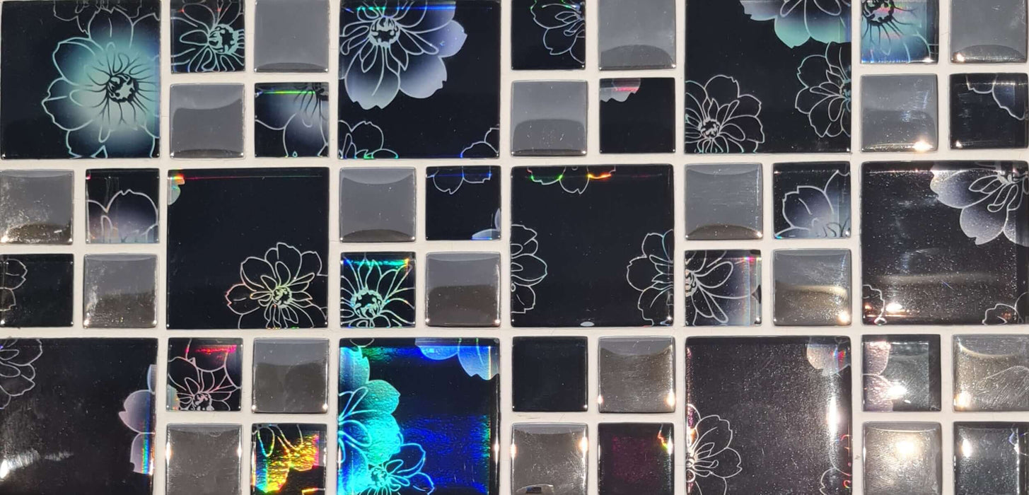 Fantasy Nero Mosaic Wall 300x300x8mm TILEJOB