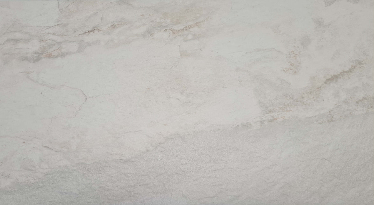 Bourgas White Matt porcelain 308x610x10mm TILEJOB
