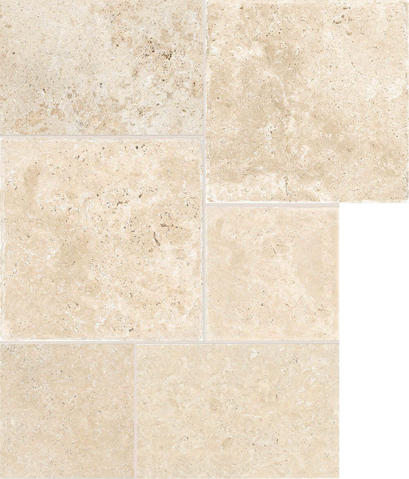 Chateaux travertine beige modular tiles mix 1 All tiles TILEJOB