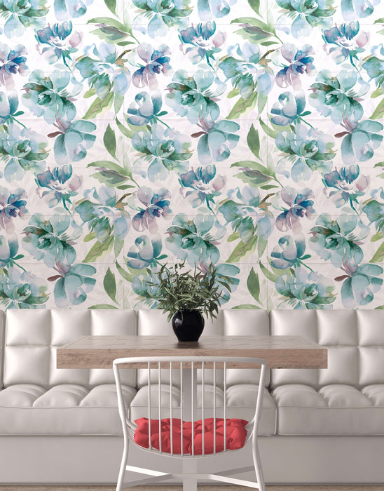 Botanical Water Color ceramic tiles 25x75cm All tiles TILEJOB.CO.UK