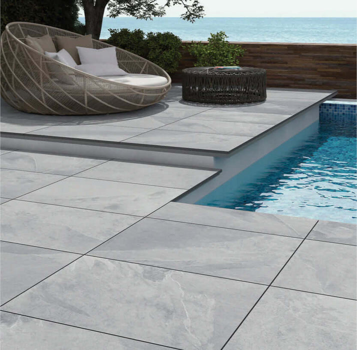 Brazilian Grey outdoor porcelain tiles 60x90x2cm All tiles TILEJOB