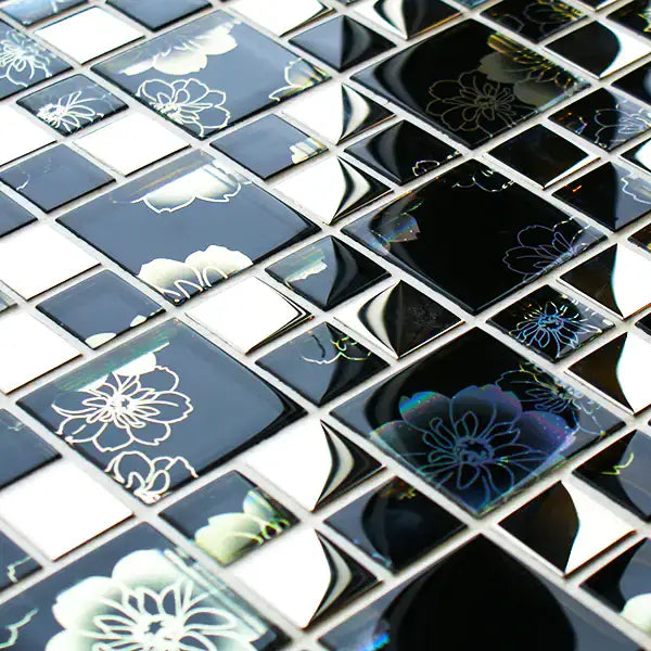 Fantasy Nero Mosaic Wall 300x300x8mm TILEJOB