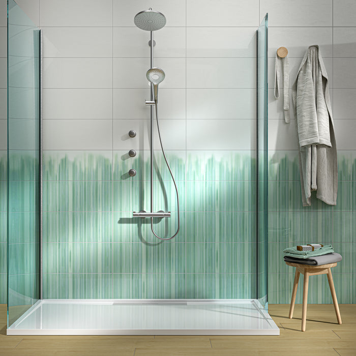 Portofino Blanco White Ceramic Tiles 25x60cm