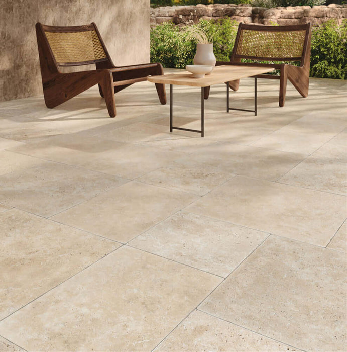 Chateaux travertine beige modular tiles mix 1 All tiles TILEJOB