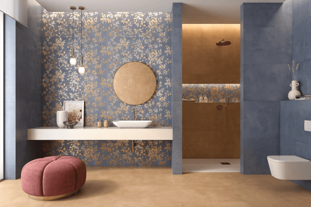 Eleganza blue matt wall ceramic tiles 33.3x100cm All tiles TILEJOB