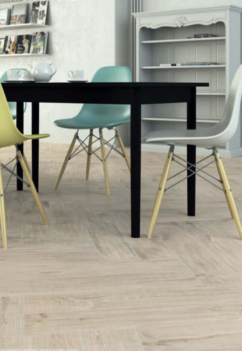 Pure wood ivory matt porcelain 150x600x9mm All tiles TILEJOB