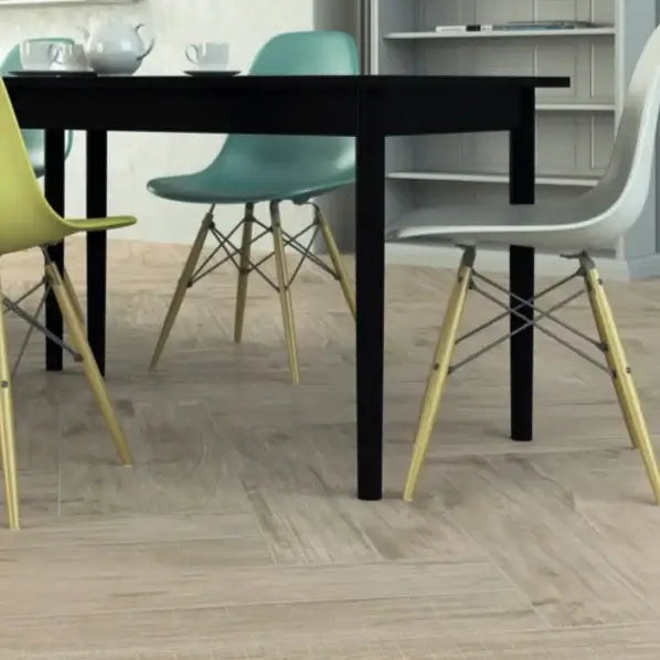Pure wood ivory matt porcelain 150x600x9mm All tiles TILEJOB