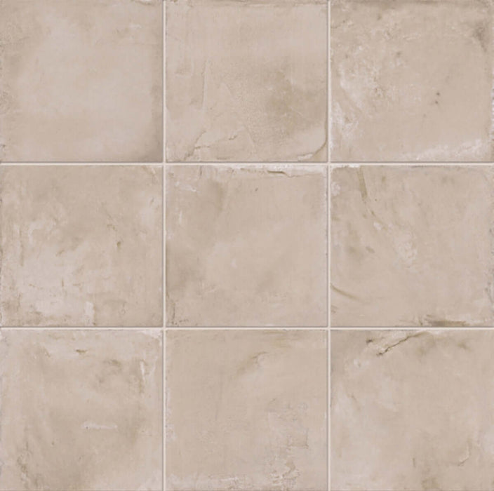 Nile greige matt porcelain tiles 200x200 mm TILEJOB