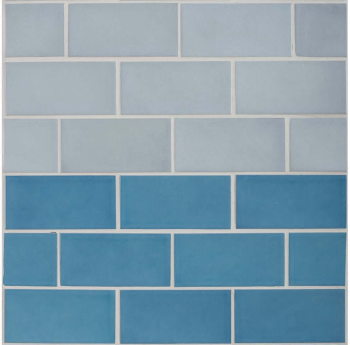 Darcy Sky Blue ceramic gloss 65x132x9mm TILEJOB