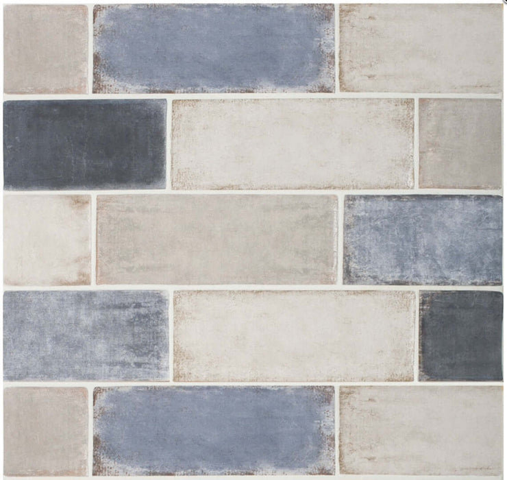 Basilica Blue matt ceramic 75x200x8mm TILEJOB