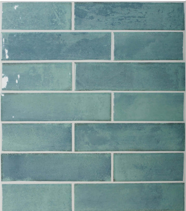 Como Turquoise gloss ceramic 65x250x7mm TILEJOB