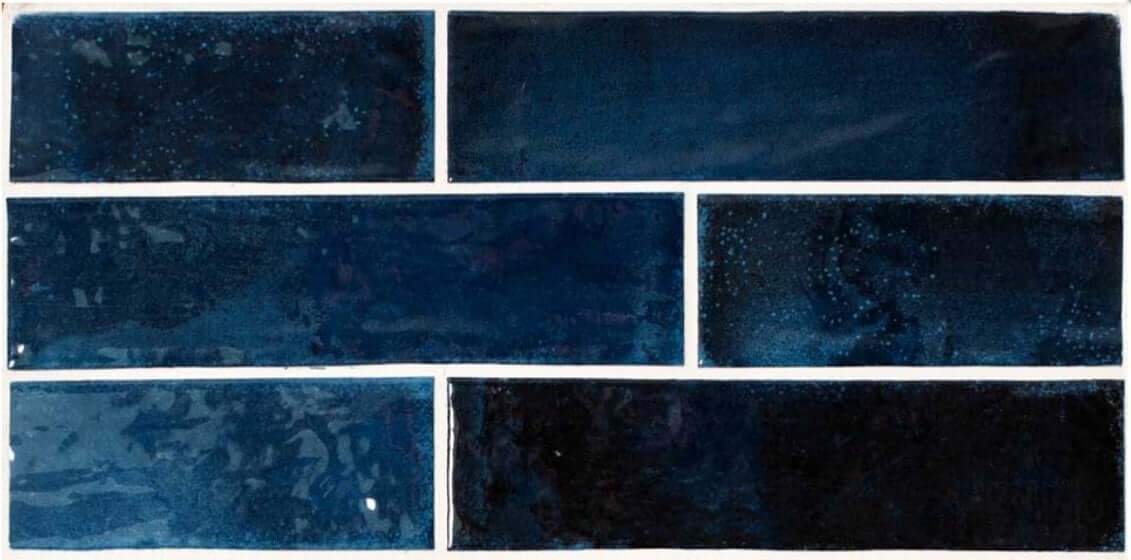 Como Navy Blue gloss ceramic 65x250x7mm TILEJOB