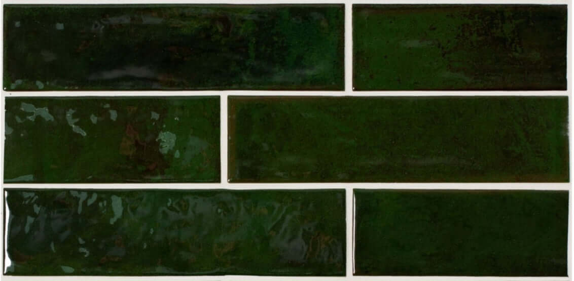 Como Green gloss ceramic 65x250x7mm TILEJOB