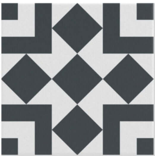 Blanconero Georgian Square porcelain 197x197x8mm TILEJOB