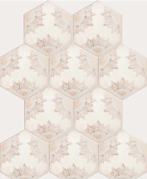 Florence Sunflower Hexagon porcelain 210x250x10mm TILEJOB