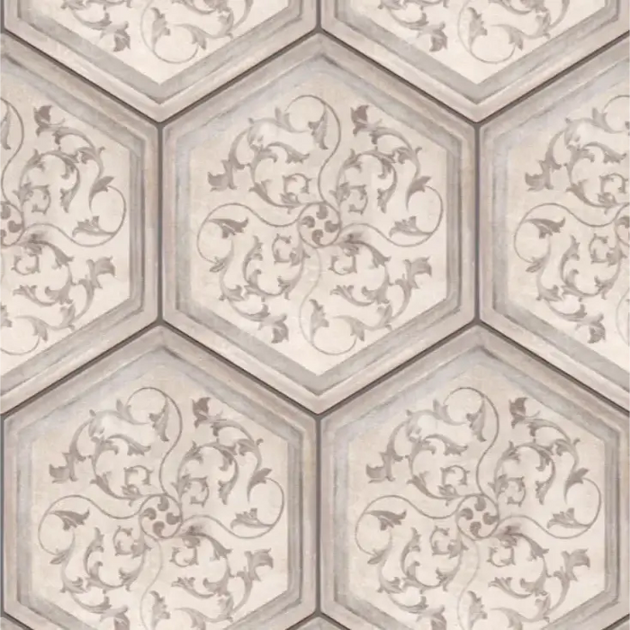 Florence Taupe Hexagon porcelain 210x250x10mm TILEJOB