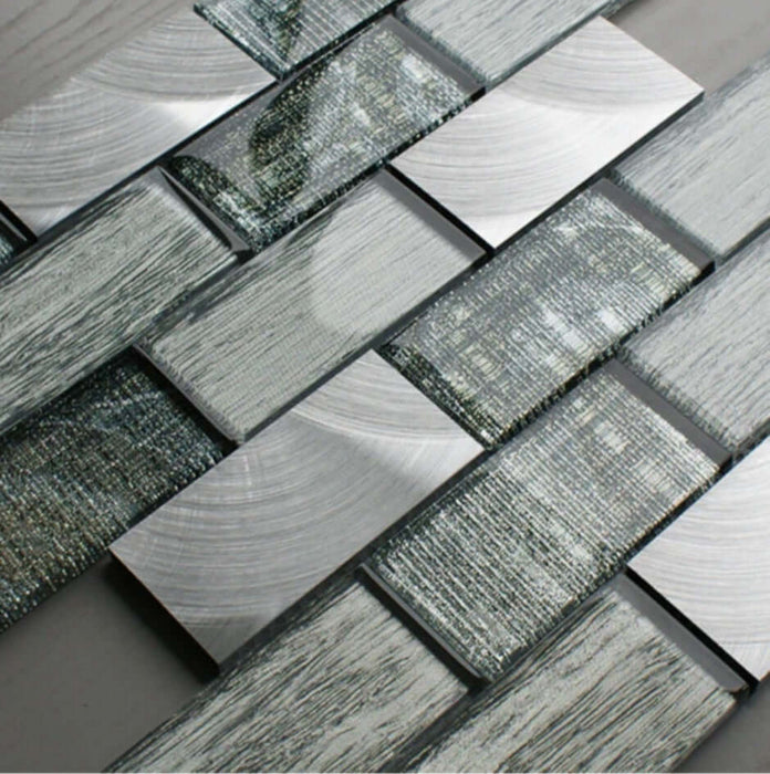 Portland Green Brick Mosaic Wall 350x300x8mm All tiles TILEJOB