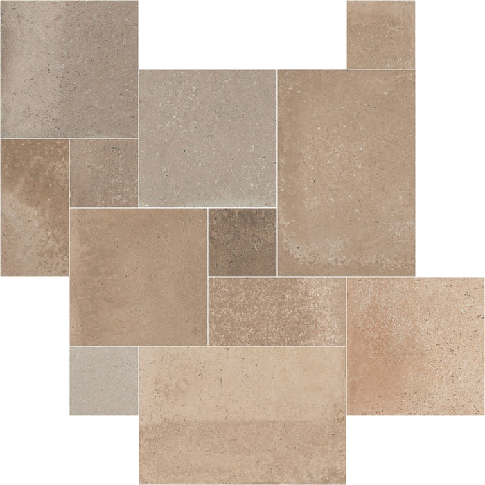 Les Bourgs Taupe modular All tiles TILEJOB