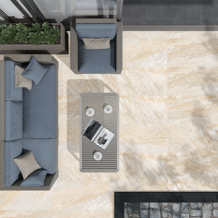 Elice Gold Summer porcelain outdoor tile 60x90x2cm All tiles TILEJOB