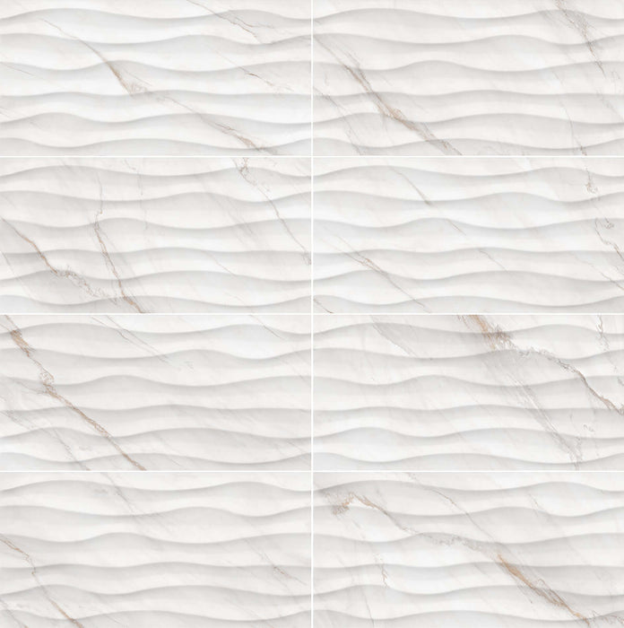 Carrara Gold Decor gloss 30x60cm All tiles TILEJOB