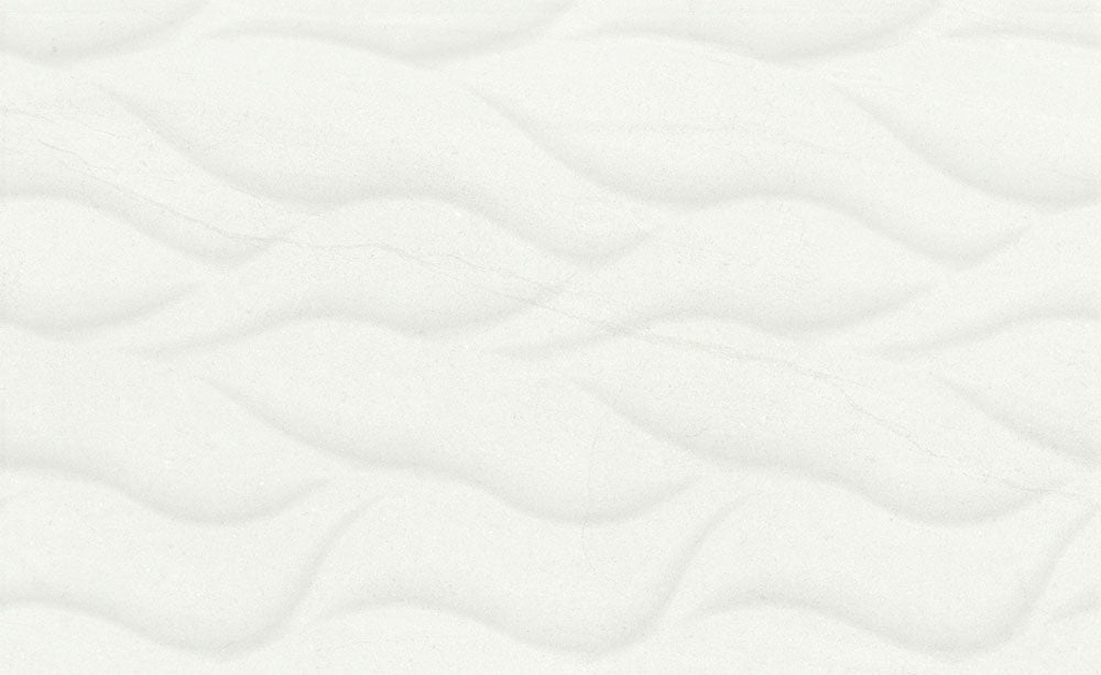 Natural Elaganta Ona White Wall Ceramic Tiles Plane and Decor 33x55cm