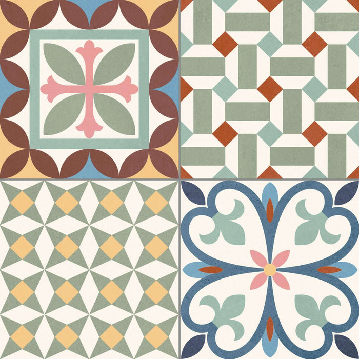 Rustic Heritage Taco Mix 165x165mm All tiles TILEJOB