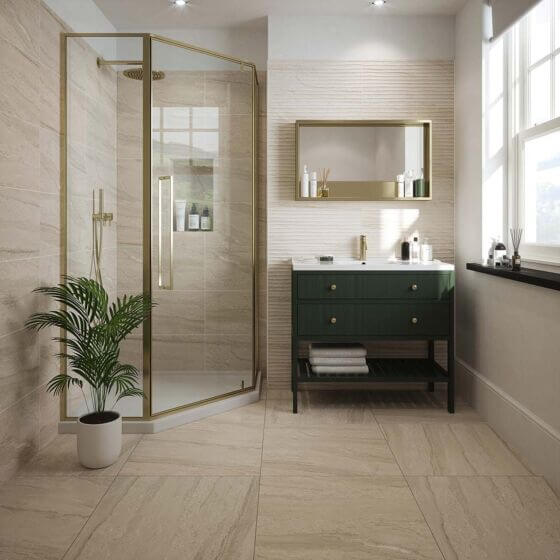 Travertine Beige floor porcelain tiles 60x60cm All tiles TILEJOB