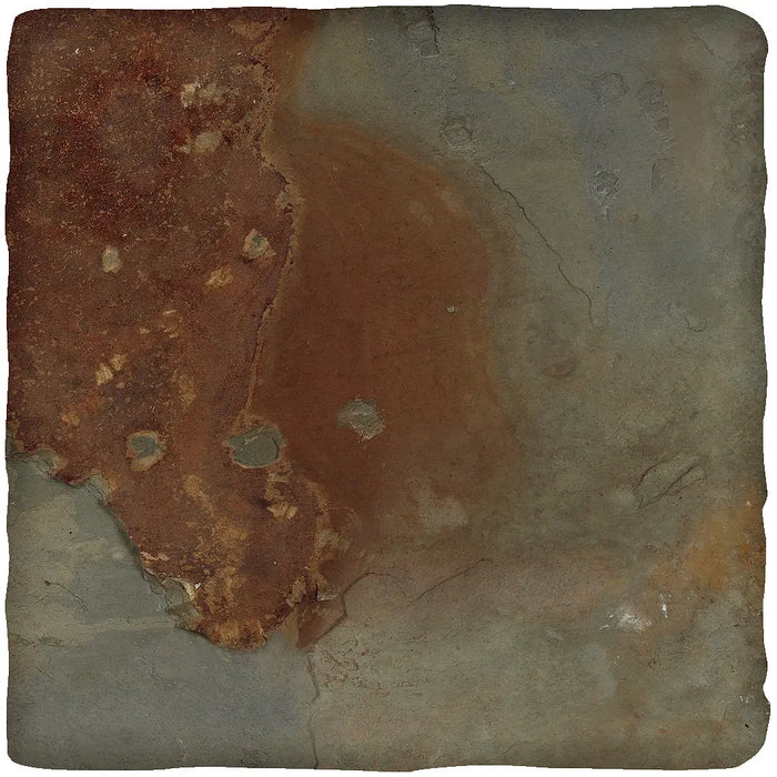 Tuscan Flagstones Multicolour Slate Porcelain Floor and Wall Tile
