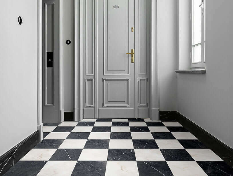 Marquina Classic Marble black 30x30cm All tiles TILEJOB.CO.UK