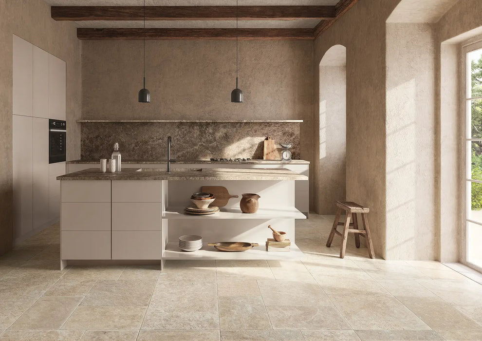Chateaux travertine beige 50x100cm All tiles TILEJOB