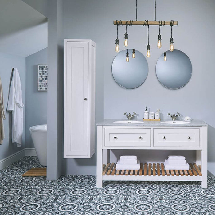 Kensington Grey porcelain tiles 22.5x22.5cm All tiles TILEJOB