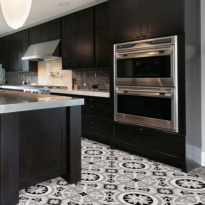 Kensington Grey porcelain tiles 22.5x22.5cm All tiles TILEJOB