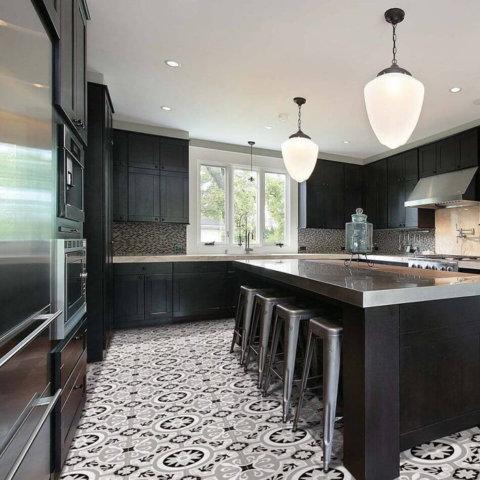 Kensington Grey porcelain tiles 22.5x22.5cm All tiles TILEJOB