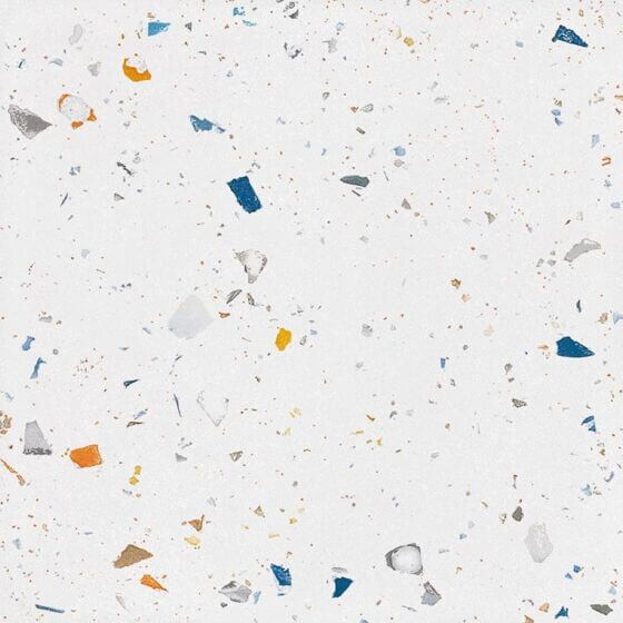 Veneto terrazzo specks colours porcelain tiles cut sample TILEJOB