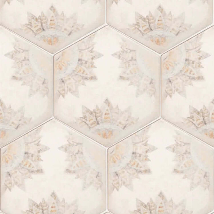 Florence Sunflower Hexagon porcelain 210x250x10mm TILEJOB