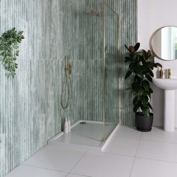 Genoa Green marble fluted wall tiles 120x40cm All tiles TILEJOB.CO.UK