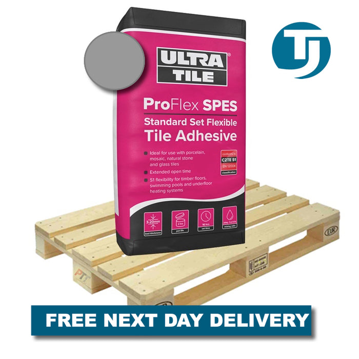 Ultra Tile Fix ProFlex SPES Standard Set Flexible S1 Adhesive (54 Bags Tail Lift) Adhesive TILEJOB.CO.UK