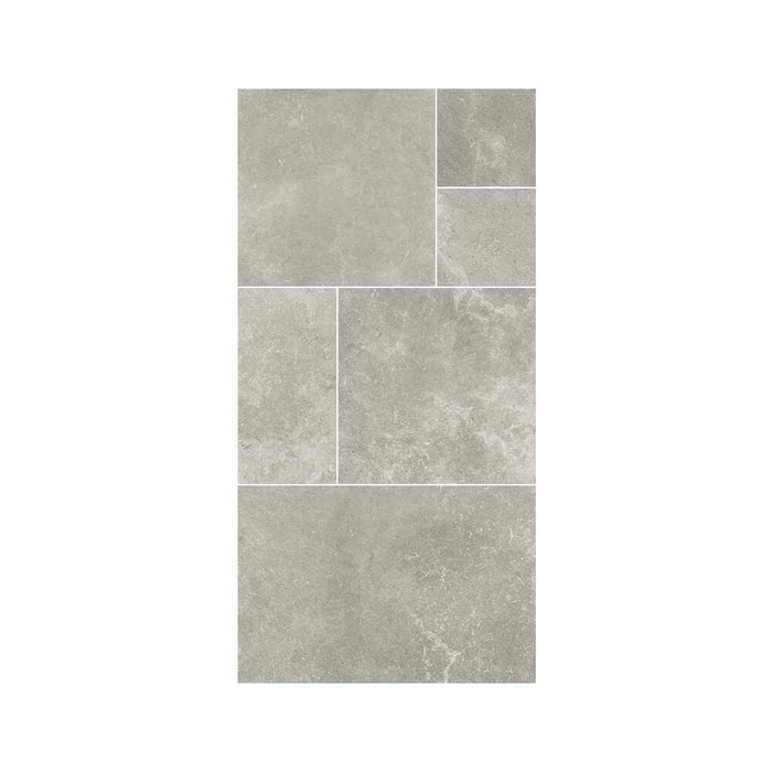 Pietre Lime Grigio modular tiles cut sample TILEJOB.CO.UK