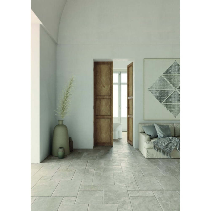 Pietre Lime Sabbia modular cut sample TILEJOB.CO.UK