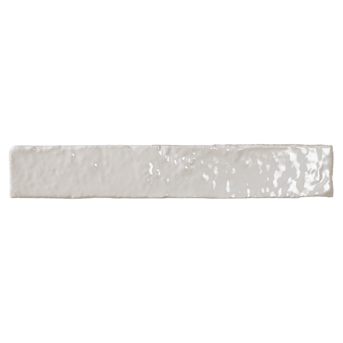 Perugia Vecchia white crackle glazed ceramic tiles cut sample TILEJOB.CO.UK