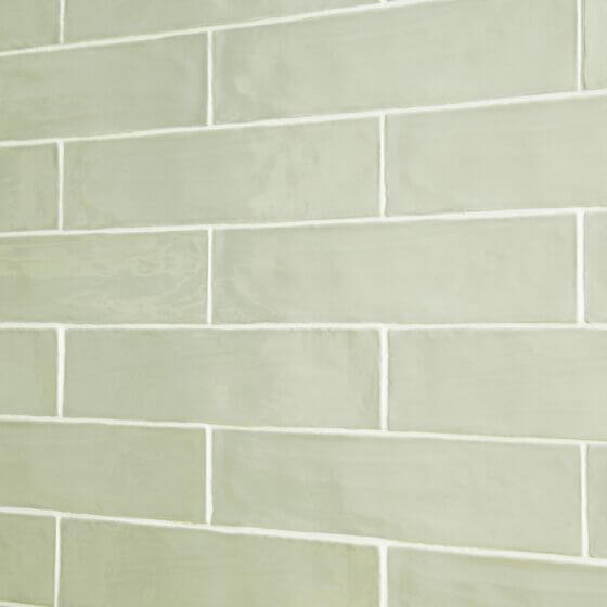 Handmade sage 75x300mm All tiles TILEJOB
