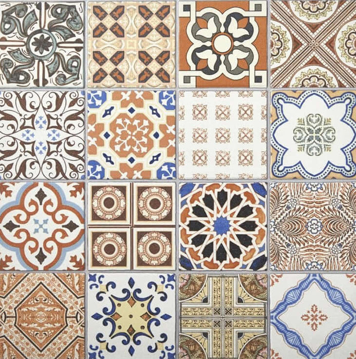 Venzo Pattern Tiles 44.2x44.2cm All tiles TILEJOB