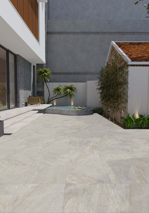 Francavilla Beige outdoor porcelain tiles 60x90x2cm All tiles TILEJOB