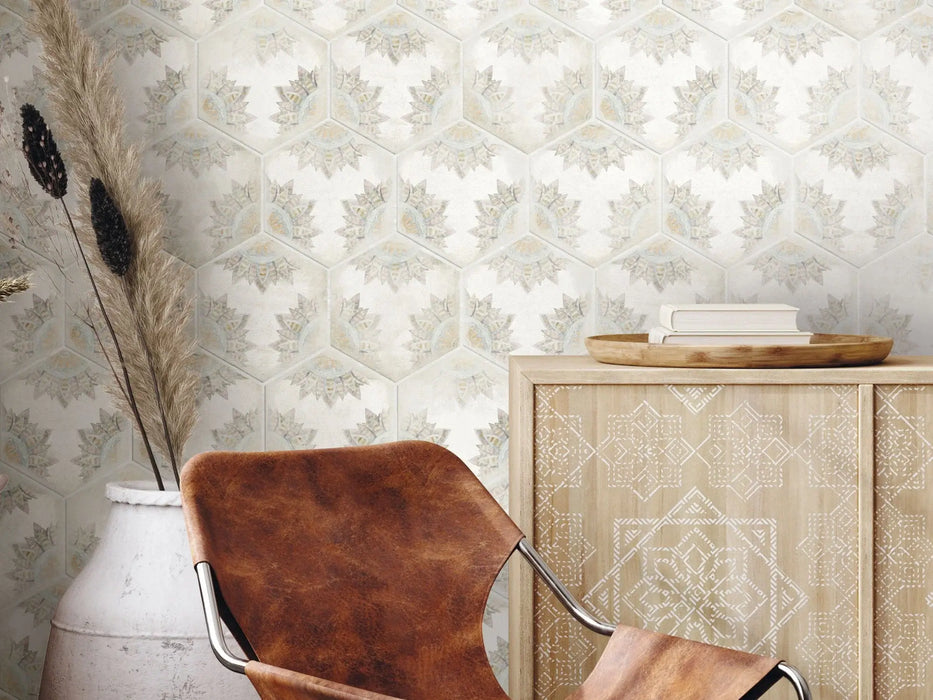 Florence Sunflower Hexagon porcelain 210x250x10mm TILEJOB