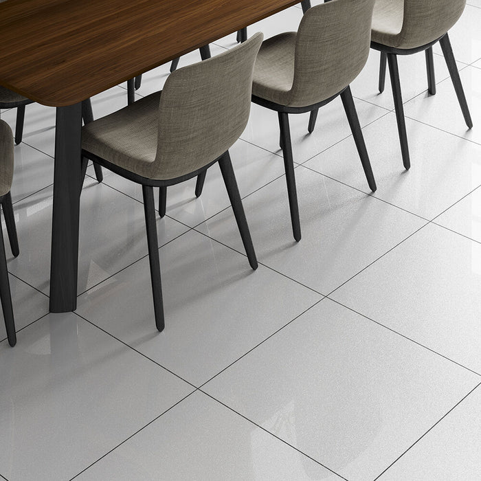 Sugar White Glazed Porcelain Tile 60x60cm